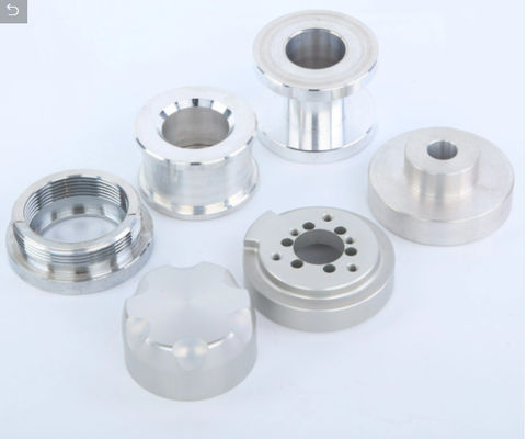 Aluminum Steel CNC Turning Machine Parts , 0.005-0.1mm Precision CNC Lathe Parts