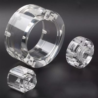 High Precision PMMA Acrylic PC Rapid Prototypes Round Ring Parts By CNC Machining