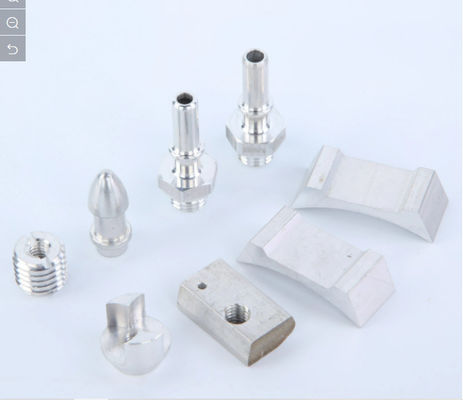 Aluminum Steel CNC Turning Machine Parts , 0.005-0.1mm Precision CNC Lathe Parts